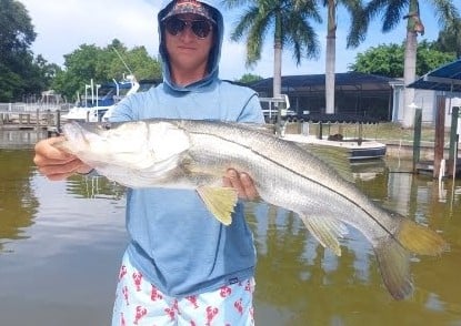 Snook fishing in Sarasota, Florida