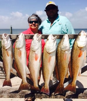 Redfish fishing in South Padre Island, Texas