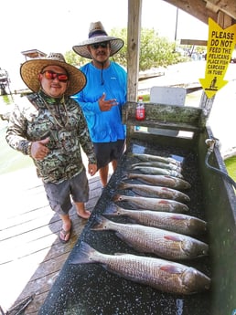 Redfish, Speckled Trout / Spotted Seatrout fishing in Rio Hondo, Texas