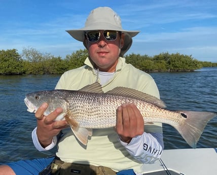 Redfish fishing in New Smyrna Beach, Florida