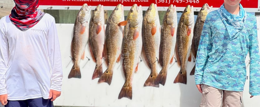 Redfish fishing in Rockport, Texas