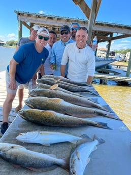 Redfish, Speckled Trout / Spotted Seatrout fishing in Freeport, Texas