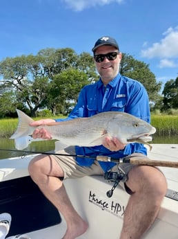 Redfish fishing in Wrightsville Beach, North Carolina