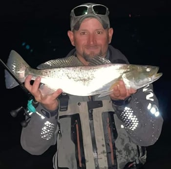 Speckled Trout / Spotted Seatrout fishing in Galveston, Texas