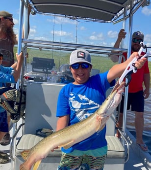 Alligator Gar fishing in Rockport, Texas