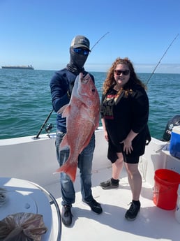 Redfish fishing in Freeport, Texas