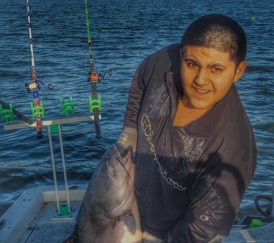 Blue Catfish fishing in Dallas, Texas