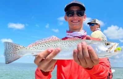 Speckled Trout / Spotted Seatrout fishing in Tavernier, Florida