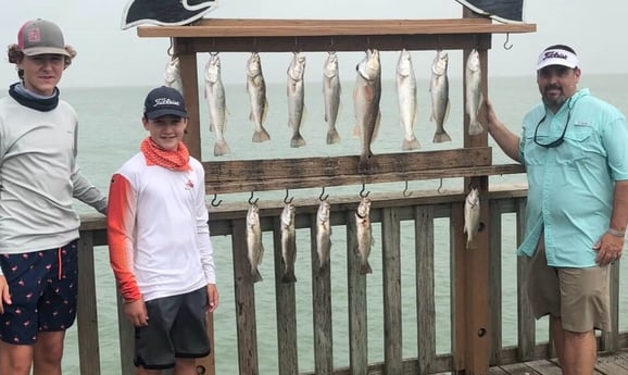 Redfish, Speckled Trout / Spotted Seatrout fishing in South Padre Island, Texas