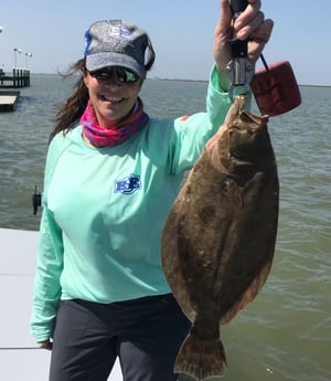 Flounder fishing in Galveston, Texas