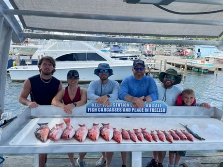 Mangrove Snapper, Red Snapper, Spanish Mackerel Fishing in Destin, Florida