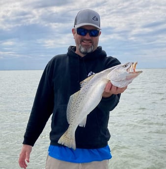 Speckled Trout / Spotted Seatrout fishing in Galveston, Texas