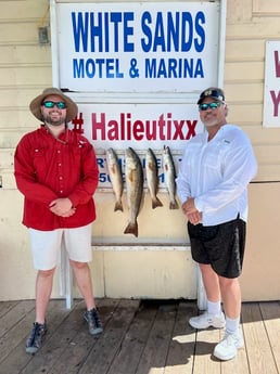 Redfish, Speckled Trout / Spotted Seatrout fishing in Port Isabel, Texas