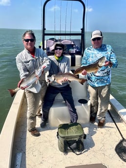 Redfish fishing in South Padre Island, Texas