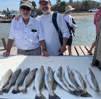 Speckled Trout / Spotted Seatrout fishing in Galveston, Texas