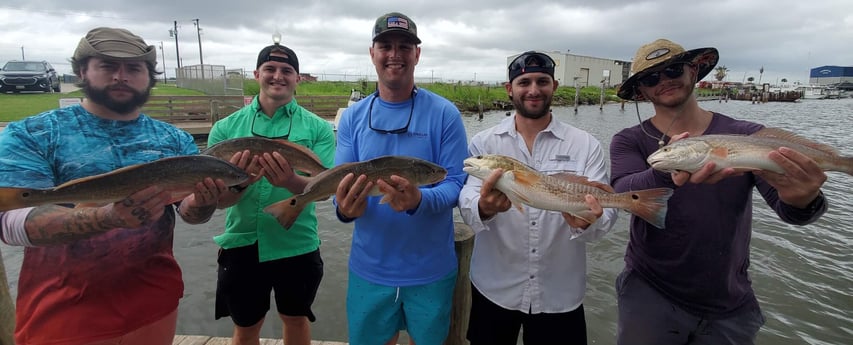 Redfish fishing in Rockport, Texas