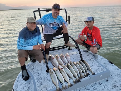 Redfish, Speckled Trout / Spotted Seatrout Fishing in Rio Hondo, Texas