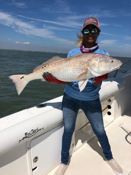 Redfish fishing in Surfside Beach, Texas