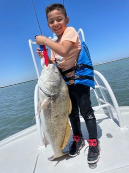 Redfish fishing in South Padre Island, Texas