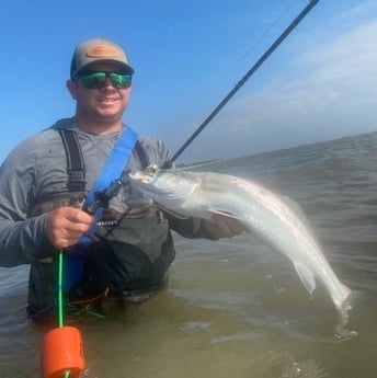 Speckled Trout / Spotted Seatrout fishing in Matagorda, Texas