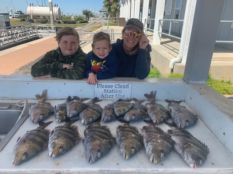 Redfish fishing in Galveston, Texas