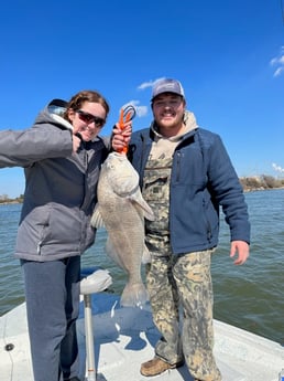 Redfish fishing in Galveston, Texas