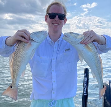 Redfish fishing in Galveston, Texas