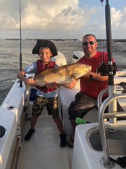 Redfish fishing in Galveston, Texas