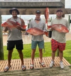 Red Snapper fishing in Gulf Shores, Alabama