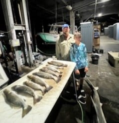 Speckled Trout / Spotted Seatrout fishing in Galveston, Texas