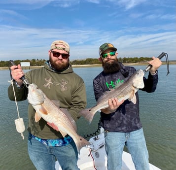 Redfish fishing in Mount Pleasant, South Carolina