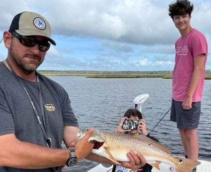 Redfish fishing in Beaufort, North Carolina