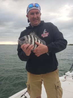 Sheepshead Fishing in New Smyrna Beach, Florida