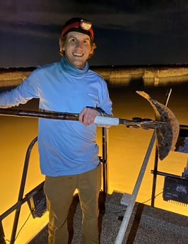 Flounder fishing in Freeport, Texas