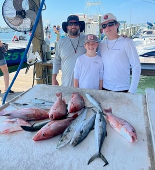 Red Snapper, Spanish Mackerel Fishing in Orange Beach, Alabama