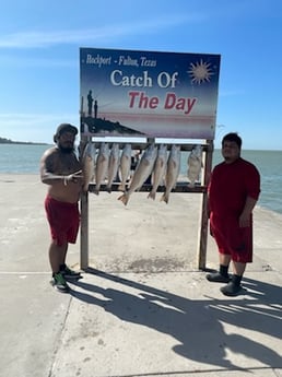 Redfish fishing in Rockport, Texas