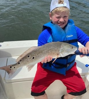 Redfish fishing in Beaufort, North Carolina