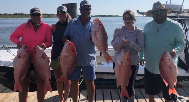 Red Snapper fishing in Port O&#039;Connor, Texas