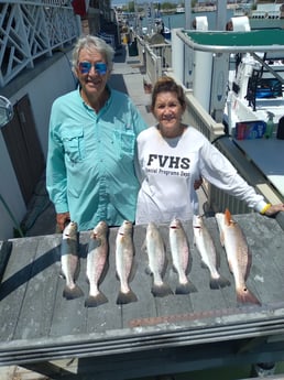 Redfish, Speckled Trout / Spotted Seatrout fishing in South Padre Islands, Texas