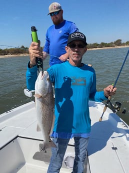 Redfish fishing in Galveston, Texas