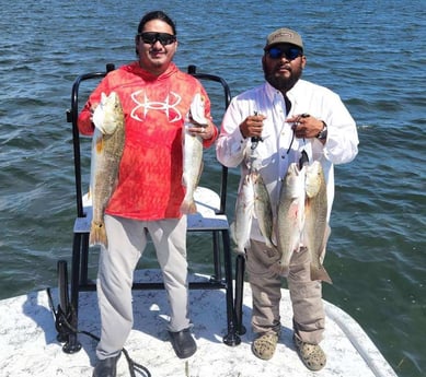 Redfish, Speckled Trout / Spotted Seatrout fishing in South Padre Island, Texas