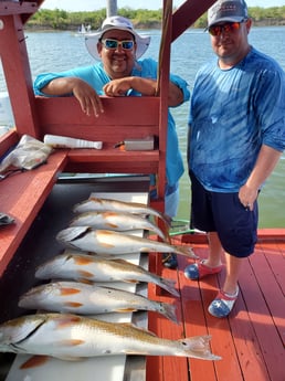 Redfish fishing in South Padre Island, Texas