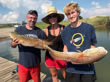 Redfish fishing in League City, Texas