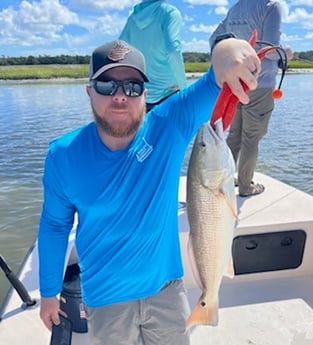 Redfish fishing in Beaufort, North Carolina