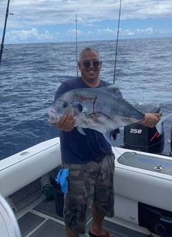 African Pompano fishing in Mount Pleasant, South Carolina