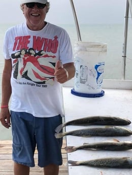 Speckled Trout / Spotted Seatrout fishing in South Padre Island, Texas