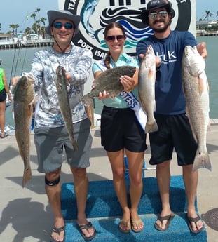 Flounder, Redfish fishing in South Padre Island, Texas