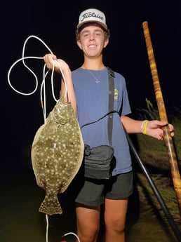 Flounder Fishing in Rio Hondo, Texas