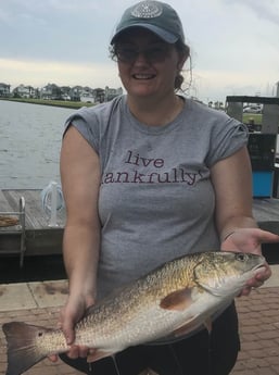 Redfish fishing in Galveston, Texas