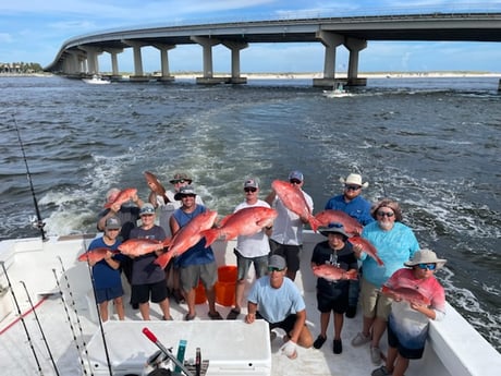 Red Snapper fishing in Orange Beach, Alabama